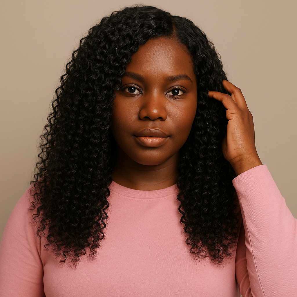 Closure & Frontal Curly wig - Luxury raw