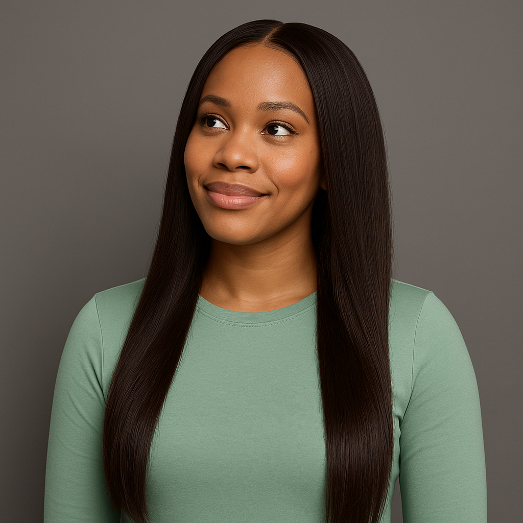 Frontal Ikay La Negrita Curasoleña Straight Wig - Royal Virgin